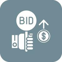 Bid Increment Vector Icon