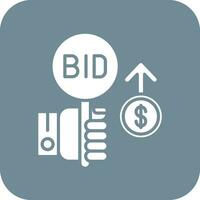 Bid Increment Vector Icon