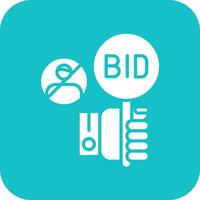 Absentee Bid Vector Icon