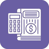 financiero contabilidad vector icono