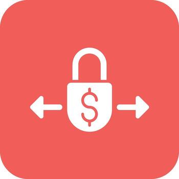 fijo activo vector icono