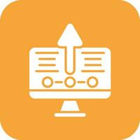 Upgrade Desktop Vector Icon