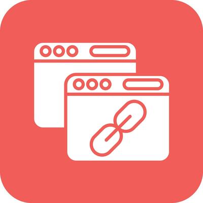 Backlink Vector Icon