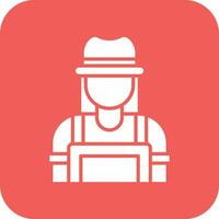 Farmer Female Vector Icon