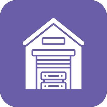 icono de vector de almacén de datos