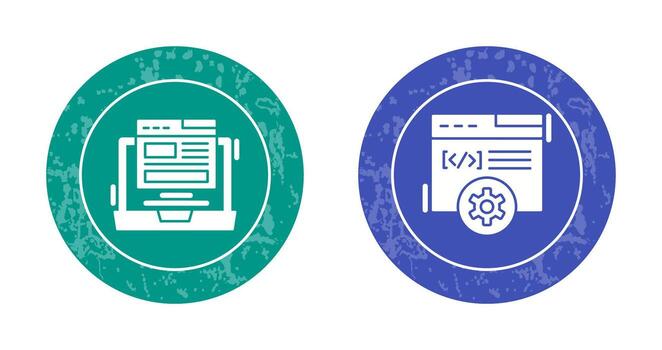 Layout and Development Icon vector