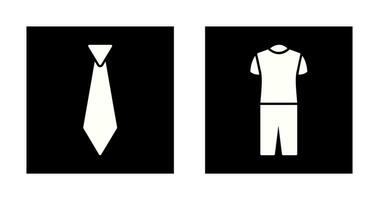 Tie and Pyjamas Icon vector