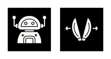 robot and playload Icon vector