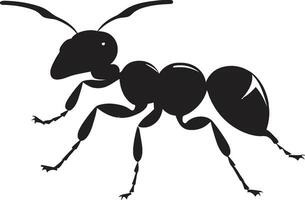 Black Vector Ant Logo A Mark of Distinction Minimalistic Majesty Black Ant Vector Symbol