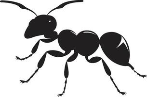 Black Vector Ant Logo A Mark of Distinction Minimalistic Majesty Black Ant Vector Symbol