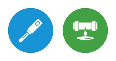 Screwdriver and Leak Icon vector