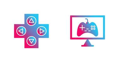 Gaming Control and Online Games Icon vector