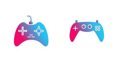 Gaming Console and Gaming Console Icon vector