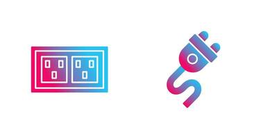 Socket and Plug Icon vector
