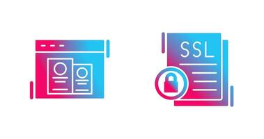 User and Protection Icon vector