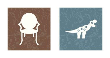 Ancient and Dinosaur Icon vector