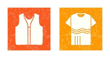 Swimming Vest and Accessory Icon vector