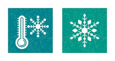 Snow Flake and Cold Icon vector