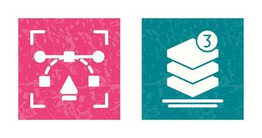 vector and layer Icon
