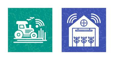 Cultivation and Warehouse Icon vector