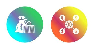 Saving and Distribution Icon vector