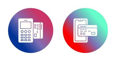 Card Machine and Payment Icon vector