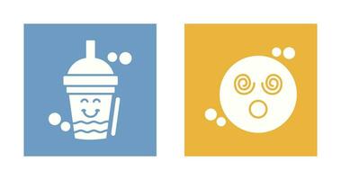 Drink and Dizzy Icon vector