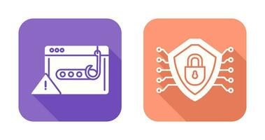 Phishing Password and Security Icon vector