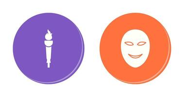 Museum Torch and Ancient Icon vector