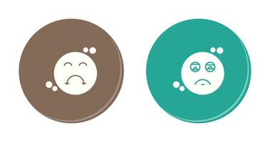 Tired and Upset Icon vector