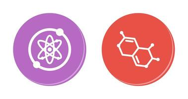 Proton and Molecule Icon vector