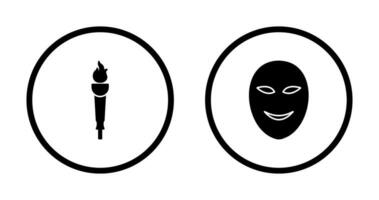 Museum Torch and Ancient Icon vector