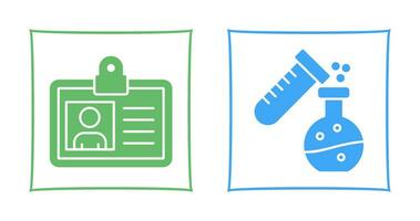 Identity and Lab Icon vector