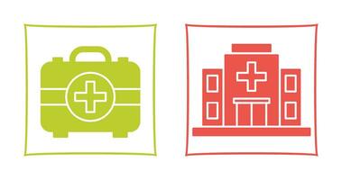 First Aid Kit and Healthcare Icon vector