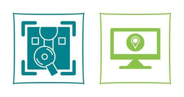 Order Tracking and Location Icon vector