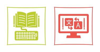 Study and Language Icon vector