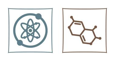 Proton and Molecule Icon vector