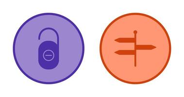 do not disturb and directions  Icon vector