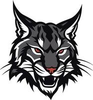 Bobcat Wild Predator Animal Vector Design A Fearsome Predator Bobcat Vector Design A Wild Predator Animal in Vector Illustration