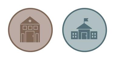 Building and Presidentitial Icon vector