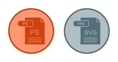 PS and SVG Icon vector