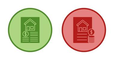 Document and Financial Icon vector