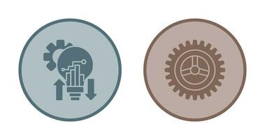 Analysis and Setting Icon vector
