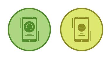 Restart and Remove Icon vector