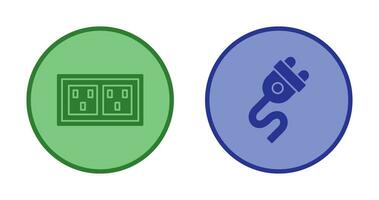 Socket and Plug Icon vector