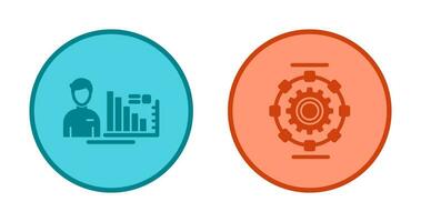 Consulting and Automated  Icon vector