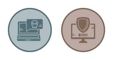 Spam and Unprotected Icon vector