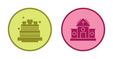 Wedding and Church Icon vector