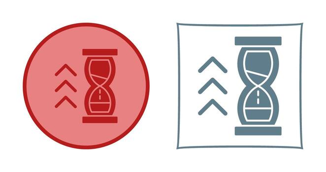 Check List and Time Setting Icon vector