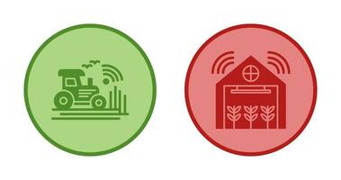 Cultivation and Warehouse Icon vector